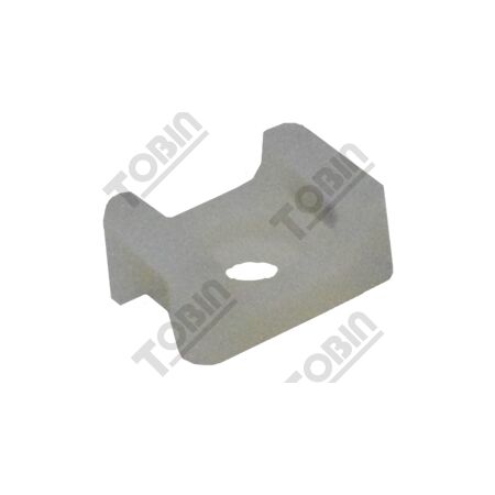 Cable Tie Base | Heavy Duty Screw & Pushmount | Durable White | by Tobin