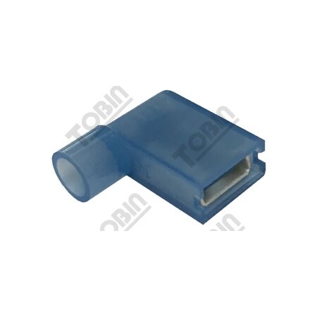 Female Quick Connect Terminal | 90 Degree Angle | Fully Insulated | 1.5-2.5mm² Compatibility | @Pack of 50 | by Tobin
