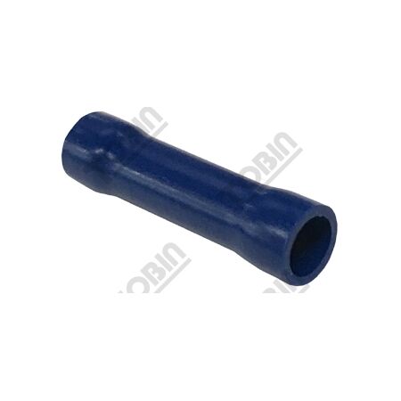Butt Splice Blue Connector | 1.5-2.5mm Wire Size | 27A Rated | @Pack of 100 | by Tobin