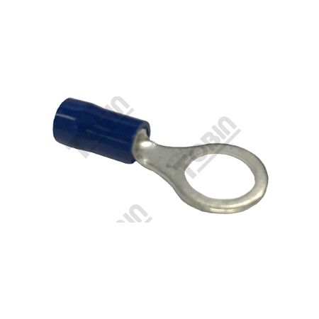 Ring Terminal Blue 1.5-2.5mm | 8mm Stud Size | Durable Copper | Pack of 100 | by Tobin