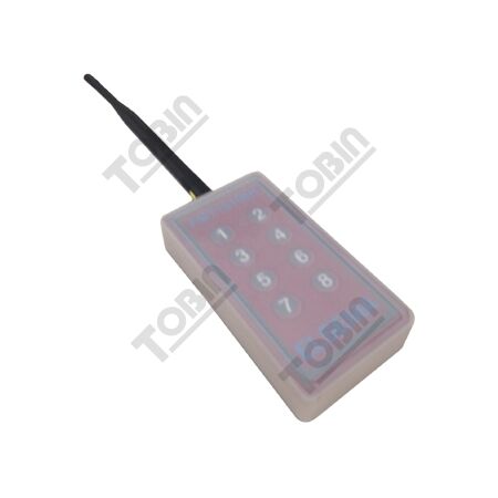 8 Channel Hand Held Transmitter | 151MHz Frequency | Includes Antenna | Portable Design | by Tobin