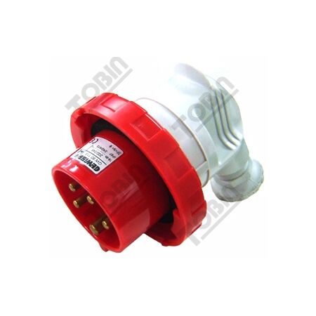 90 Deg Plug 16A 415VAC 3P+N+E | IP67 Rated | IEC 309 Compliant | by Tobin