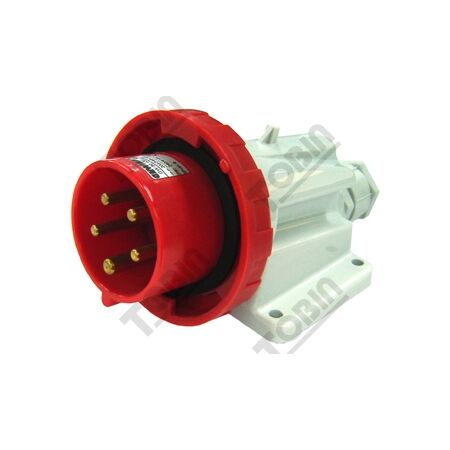 90 Deg Appliance Inlet 16A 415VAC | IP67 Rated | IEC Compliant | 3P+N+E Design | by Tobin