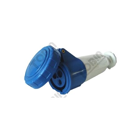 Extension Sockets 16A 240V 2P+E | IP67 Rated | Durable Power Connector | by Tobin