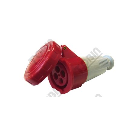 Extension Sockets 16A 415V 3P+E | IP67 Rated | 3 Pole + Earth | by Tobin