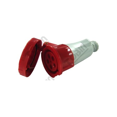 Extension Sockets 16A 415V 3P+N+E | IP67 Rated | Industrial Connector | by Tobin