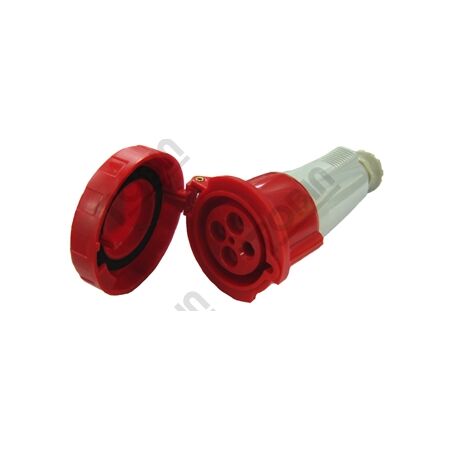 Extension Sockets 32A 415V 3P+E | IP67 Rated | Durable Industrial Connector | by Tobin