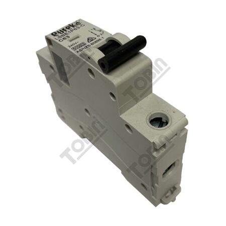 MCB EUREKA 1 Pole 63A C Curve Circuit Breaker | 6kA Breaking Capacity | by Tobin