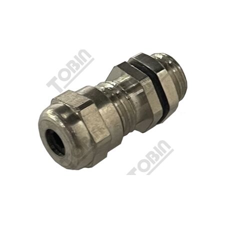 Cable Gland Metal M12 Thread | 3-6mm Cable Range | Durable Metal Construction | Secure Fitting | by Tobin