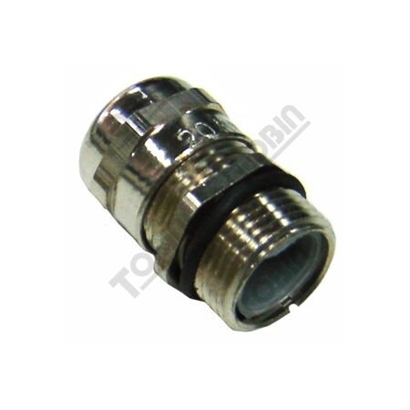 Cable Gland Metal M20 Thread | 8-13mm Cable Range | Durable Metal Construction | Includes Locknut | by Tobin