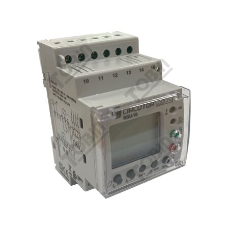 Earth Leakage Relay RGU-10 | 3 Module Wide DIN Mount | Fast Leakage Detection | Compact Design | by Tobin