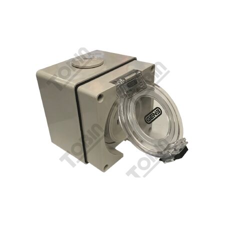 Surface Socket Outlet 3 Flat Pin 10A 250V | Autoswitch Functionality | Durable Industrial Design | by Tobin