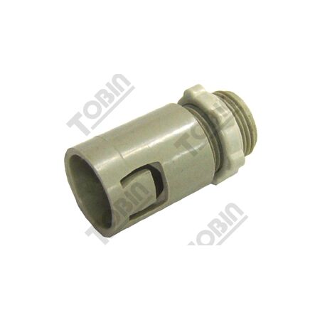 Conduit Fitting PVC 20mm Clip Lock | Includes Locknut | Secure Attachment | by Tobin