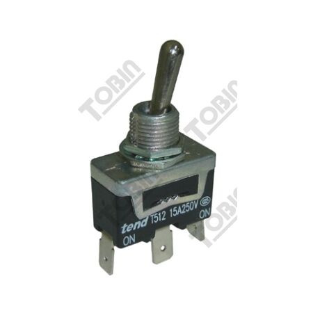 Toggle Switch 10A Double Pole On-Off-On | Quick Connect Terminals | Durable Design | by Tobin