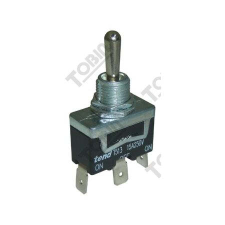 Toggle Switch 10A Double Pole | SPDT Momentary On-Off-On | Quick Connect Terminals | by Tobin