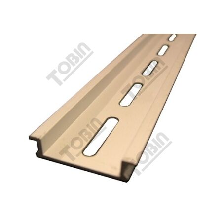 Din Rail Aluminium 2 Metre Slotted 8mm | Durable Corrosion-Resistant | Flexible Mounting Design | by Tobin