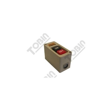 Power Switch Enclosure 15A 3 Pole ON/OFF | Surface Mount Design | Durable Plastic | by Tobin