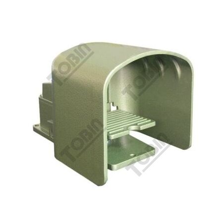 Foot Switch Metal 240V 15A Moment Action | Durable Metal Construction | Single Pedal Design | by Tobin