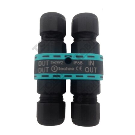 Inline Distributor 4P | IP68 Rated | 4 Wire Configuration | 17.5A Current | by Tobin