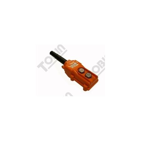 Hoist Switch 2 Button Single Speed | Ergonomic Pendant Design | Up & Down Control | by Tobin