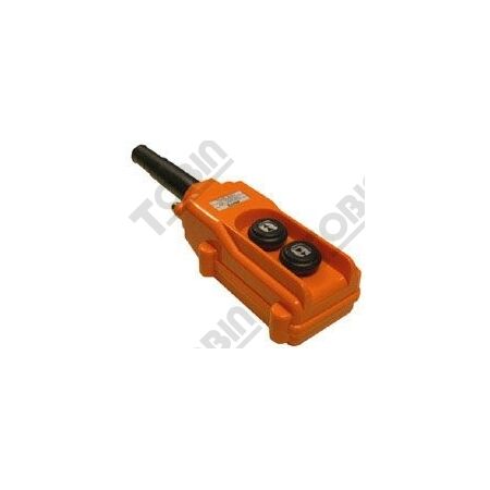 Hoist Switch Waterproof 2 Button | Direct Switching | Durable Construction | Single Speed | by Tobin