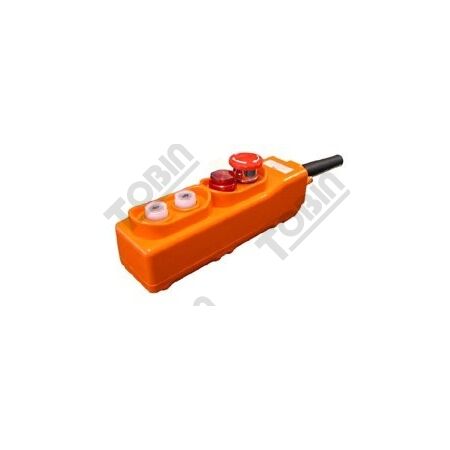 Hoist Switch 2 Button with Stop Button | Red LED Light Indication | Precise Control | by Tobin