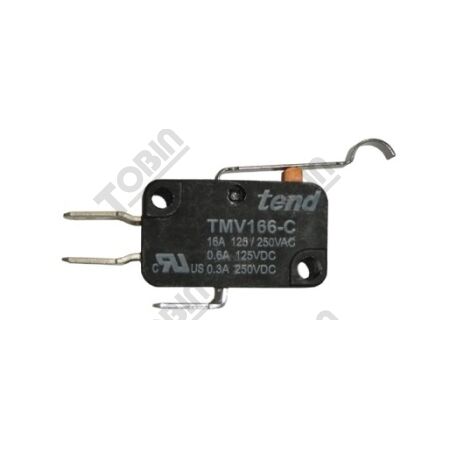 Compact Micro Switch 16A | False Roller Lever Actuator | 27mm Design | by Tobin