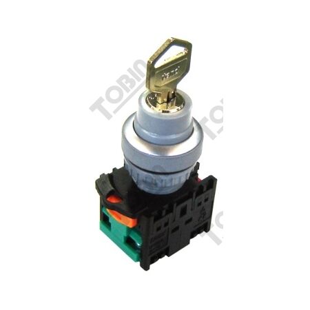 Selector Switch 3 Pos SP/Return Long Black | 1A1B Contacts | Durable Design | by Tobin