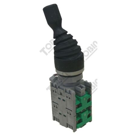 Joystick 4 Position Latching | 22mm Diameter | 4 Normally Open Contacts | by Tobin
