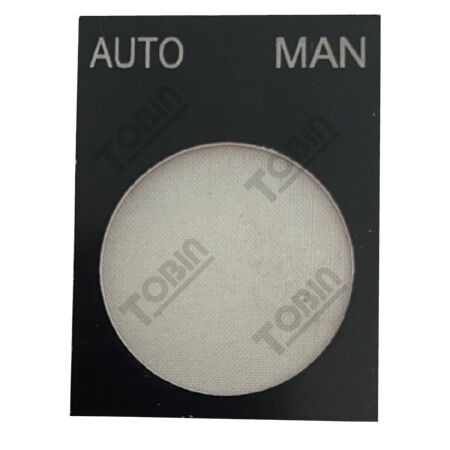 Pushbutton Legend Plate Auto-Man | Durable Plastic | Clear Identification | Easy Installation | by Tobin