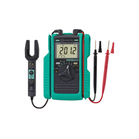 Digital Multimeter with AC/DC Clamp Sensor | 120A Current Measurement | 600V Voltage Measurement | True RMS | by Rapid Tech