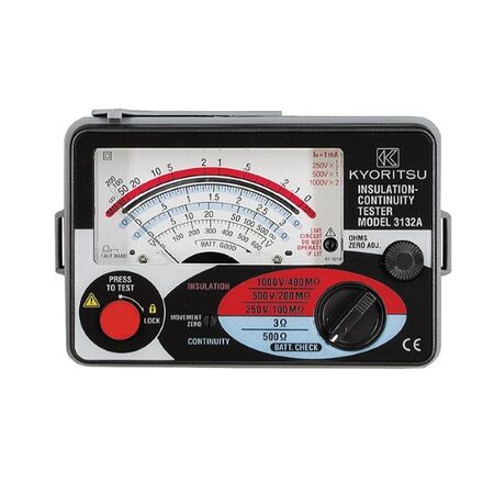Compact Insulation & Continuity Tester 1kV | IP54 Rated | Analogue Measurement | by Rapid Tech