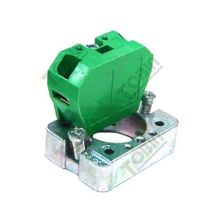 Contact Block 1 N/O with Support Base | Durable Design | Compatible with 22mm Control Devices | by Tobin