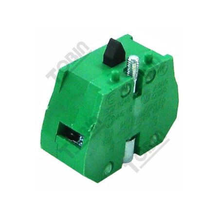 Contact Block 1 N/O | Single Normally Open | Compatible with 22mm Control Devices | Reliable Switching Performance | by Tobin