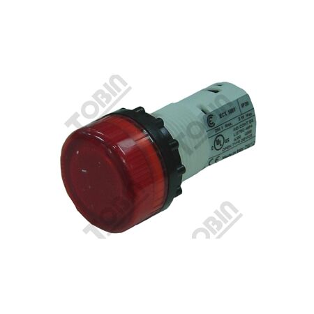 Pilot Light Direct Connect 22mm Red | Easy Installation | Clear Status Signaling | by Tobin