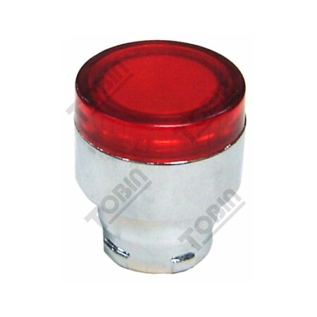 Pushbutton Illuminated Red | 22mm Mounting | LED Visual Status | by Tobin