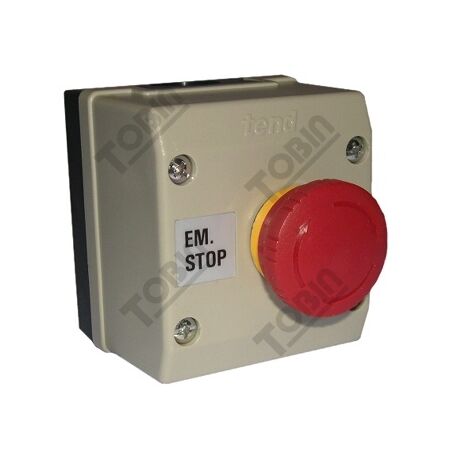 Control Station Emergency Stop 1 N/C | IP65 Rated | Durable Design | by Tobin