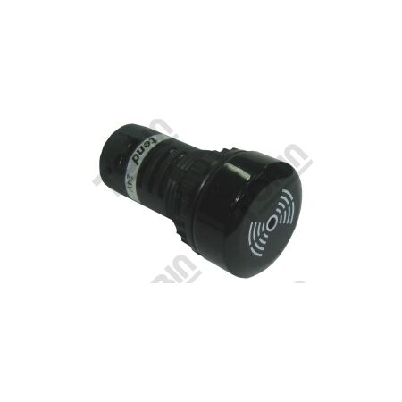 Buzzer Intermittent 24VAC/DC | Monobloc Design | Panel Mount | by Tobin