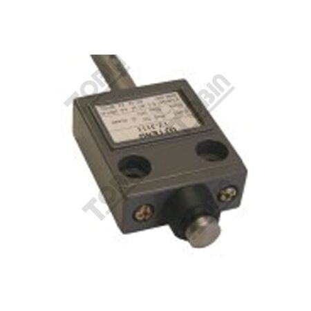 Compact Limit Switch 5A Button Plunger | Rubber Boot Protection | Space-Saving Design | by Tobin