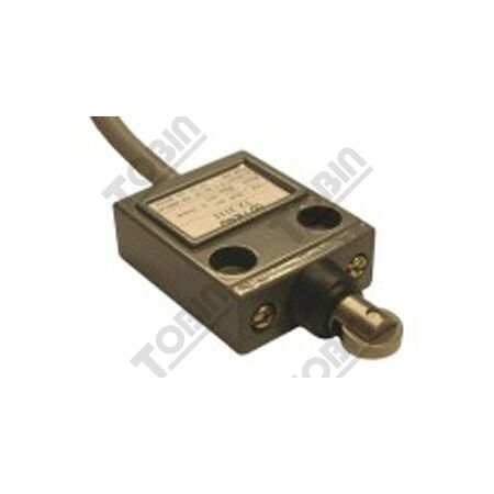 Compact Limit Switch 5A | IP67 Rated | Butt Plunger with Cross Roller | Protective Boot Included | by Tobin