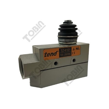 Limit Switch 15A IP67 Plunger Lever | Rubber Boot for Durability | Heavy-Duty Protection | by Tobin