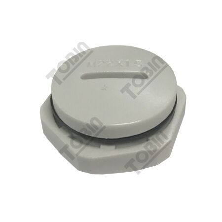 Enclosure Accessory Blanking Plug | M22 Plastic Screwed Plug | Dust & Moisture Protection | Easy Installation with Lock Nut | by Tobin