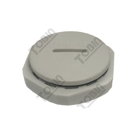 Enclosure Accessory Blanking Plug | M25 Plastic Screwed Design | Durable Nylon Construction | Secure Lock Nut | by Tobin