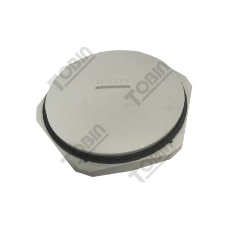 Enclosure Accessory Blanking Plug | M63 Plastic Screwed Design | Durable Nylon Construction | Secure Cable Entry Protection | by Tobin