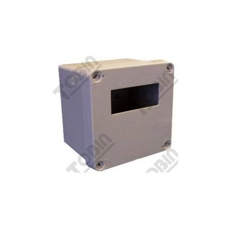 ABS Enclosure 125x125x100mm | IP65 Rated | 71x29mm Cut-Out | by Tobin