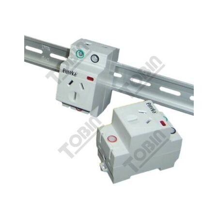 GPO Din Mount 10A Double Pole Auto Switched | 3-Pin Design | Easy Installation | by Tobin
