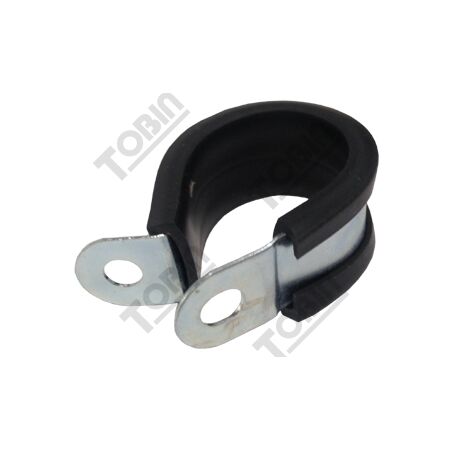 Fixing Clip 32mm Steel Clip | Durable Steel Construction | Black PVC Liner | by Tobin