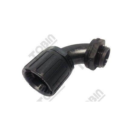 Conduit Fitting 90 Deg 34 mm | IP66 Rated | Durable Nylon Construction | 32mm Thread | by Tobin