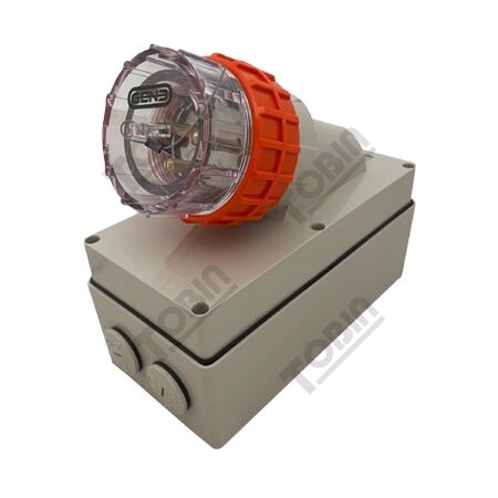 Appliance Inlet 3 Round Pins | 20A Current Rating | IP66 Protection | Surface Mount Design | by Tobin