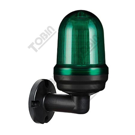 Warning Light IP65 | 80mm Green | 80dB Audible Alarm | 110-240VAC | by Tobin